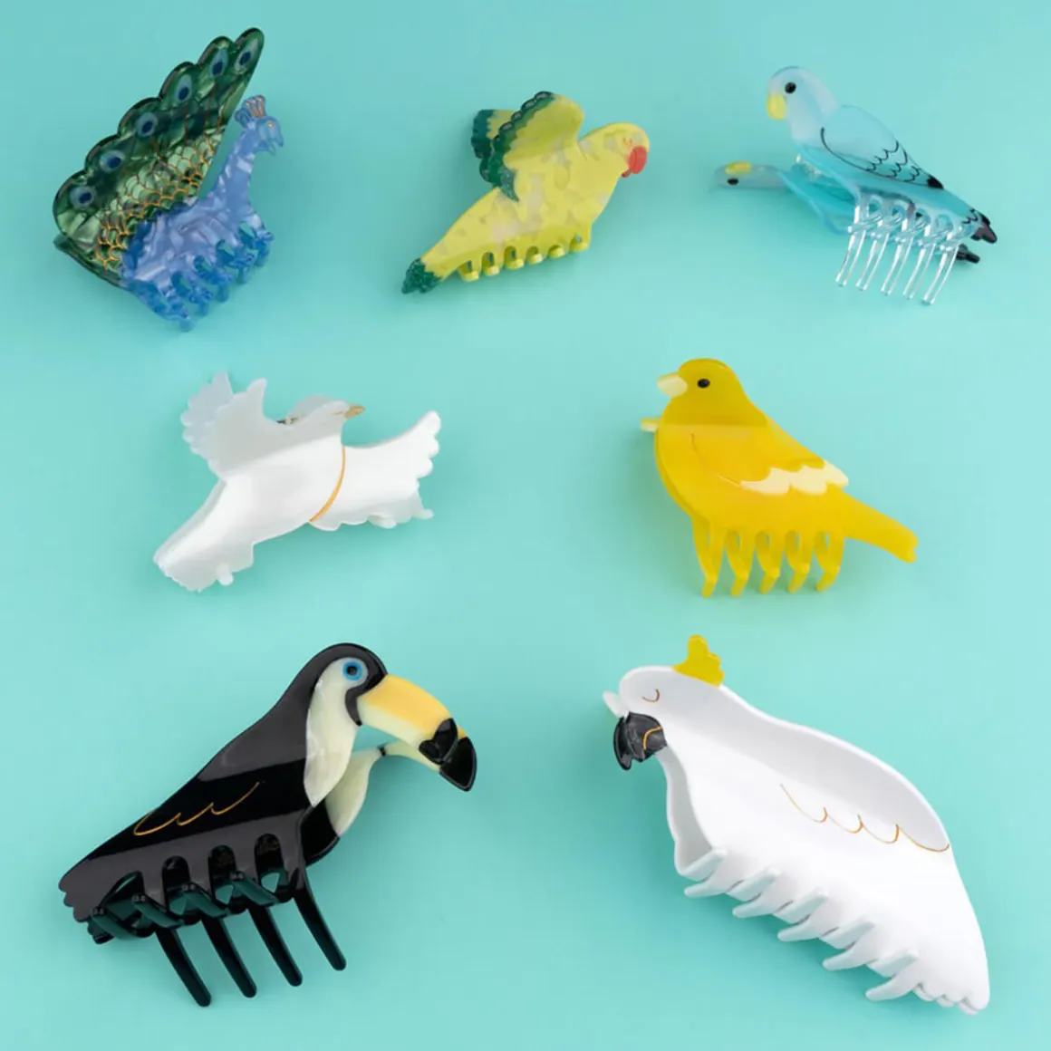 Big Cockatoo Hair Claw by Coucou Suzette