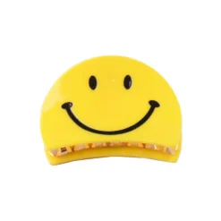 Big Smiley Hair Claw in Yellow by Hello Sakura
