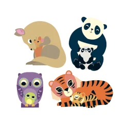 Big Stickers Mother And Baby by Djeco