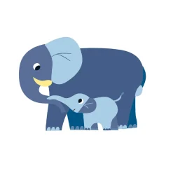Big Stickers Mother And Baby by Djeco