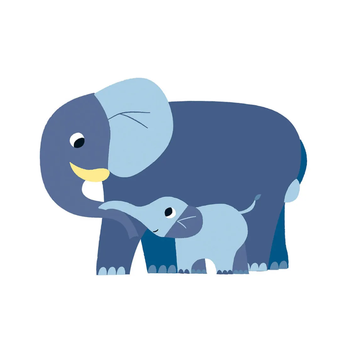Big Stickers Mother And Baby by Djeco