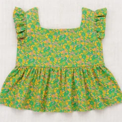 Billie Top in Clover Tisbury Garden by Misha & Puff - Last Ones In Stock - 4-6 Years