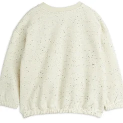 Bird Embroidered Sweatshirt in Off White by Mini Rodini