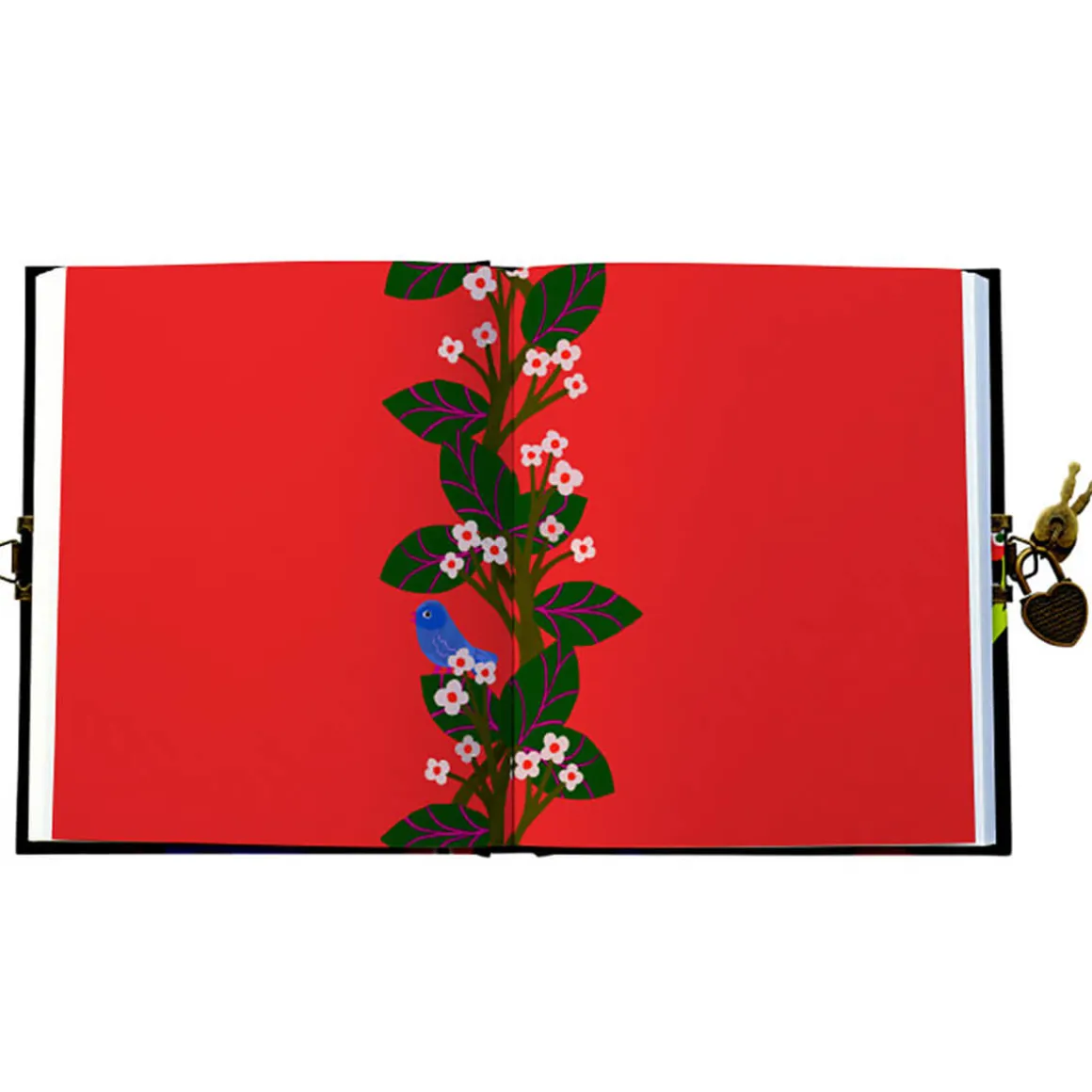 Birdsong Lockable Notebook by Roger La Borde