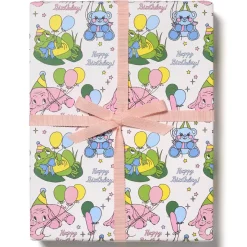 Birthday Animals Gift Wrap by Red Cap Cards