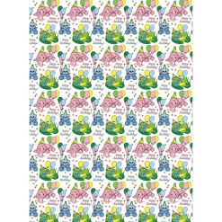 Birthday Animals Gift Wrap by Red Cap Cards