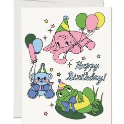 Birthday Animals Greetings Card by Red Cap Cards