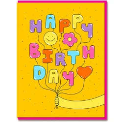 Birthday Balloons Greetings Card by Bailey Crouch for 1973
