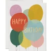 Birthday Balloons Greetings Card by Red Cap Cards