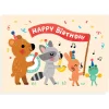 Birthday Band Greetings Card by Grace Habib for Stormy Knight