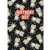Birthday Boy Greetings Card by Mifkins