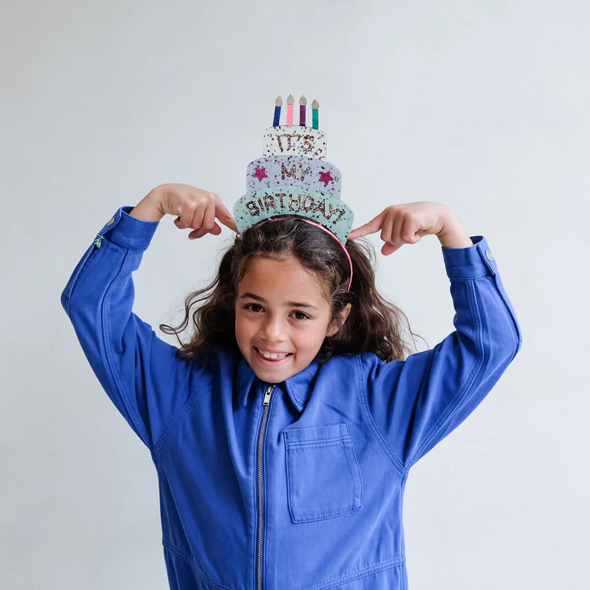 Birthday Cake Headdress by Mimi & Lula