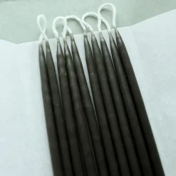 10 Birthday Candles in Seaweed by Wax Atelier
