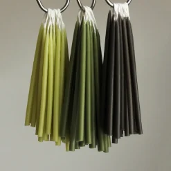 10 Birthday Candles in Seaweed by Wax Atelier