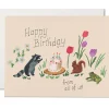 Birthday Critters Greetings Card by Red Cap Cards
