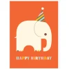 Birthday Elephant Greetings Card by Dicky Bird