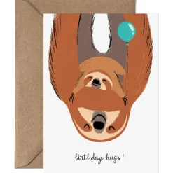 Birthday Hugs Greetings Card by Carolina Buzio for Card Nest