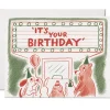 Birthday Marquee Greetings Card by Red Cap Cards