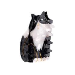 Black and White Cat Hair Claw by Coucou Suzette