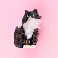 Black and White Cat Hair Claw by Coucou Suzette