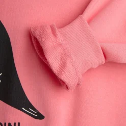 Blackbird Sweatshirt in Pink by Mini Rodini