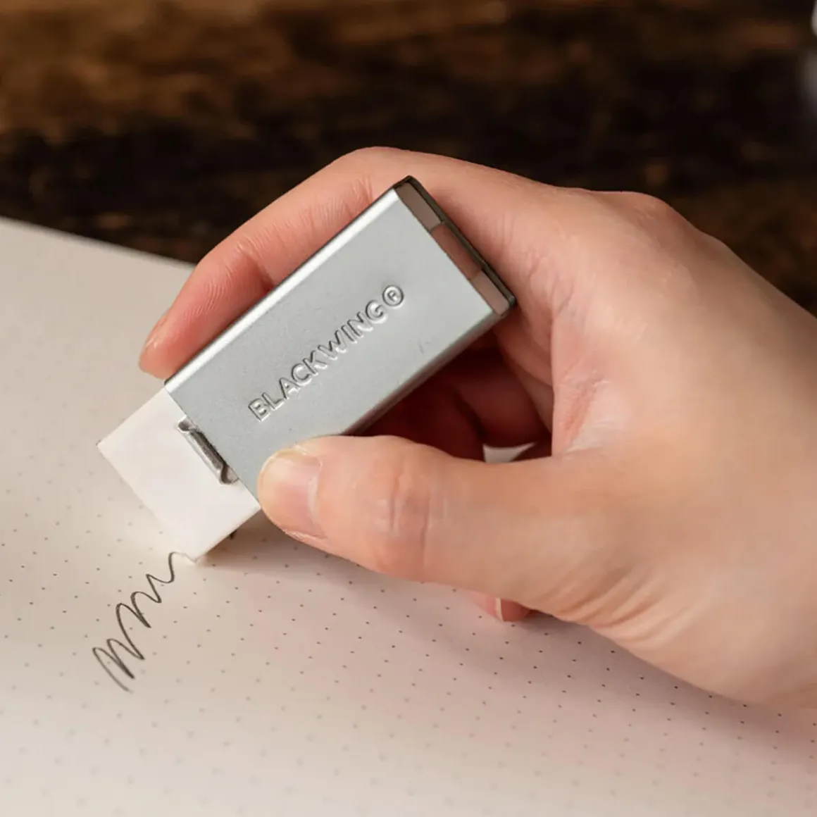 Blackwing Soft Handheld Eraser And Holder (Various Colours) by Blackwing