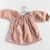 Block Print Dress in Pink Domino by Polka Dot Club