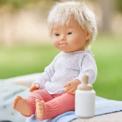 Blonde Boy With Down Syndrome (38cm Caucasian) by Miniland