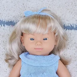 Blonde Girl With Down Syndrome (38cm Caucasian) by Miniland