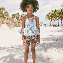 Bloomer in Marine Blue Collection by Misha & Puff - Last Ones In Stock - 5-6 Years