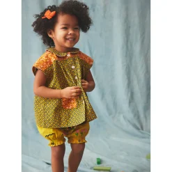 Bloomers in Pistachio Daleyden Fête by Misha & Puff - Last One In Stock - 4 Years