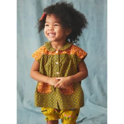 Bloomers in Pistachio Daleyden Fête by Misha & Puff - Last One In Stock - 4 Years