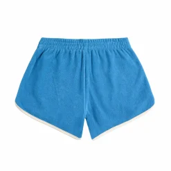 Blue Colour Block Terry Shorts by Bobo Choses