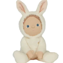 Bobbin Bunny Dinky Dinkum Fluffle Family Doll in Ivory by Olli Ella