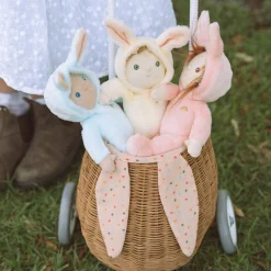 Bobbin Bunny Dinky Dinkum Fluffle Family Doll in Ivory by Olli Ella
