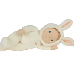 Bobbin Bunny Dinky Dinkum Fluffle Family Doll in Ivory by Olli Ella