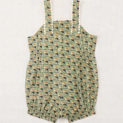 Bobbi Romper in Lawn Stamps by Misha & Puff