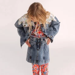 Bob Denim Skirt by Repose AMS