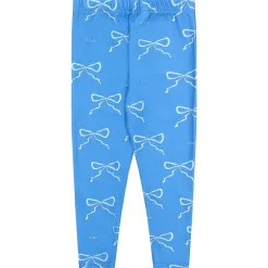 Bow Lycra Pant in Blue by Tinycottons