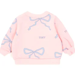 Bows Baby Sweatshirt in Peach by Tinycottons - Last One In Stock - 6 Months