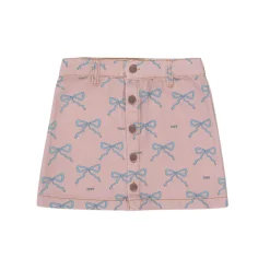 Bow Skirt in Taupe by Tinycottons