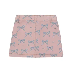 Bow Skirt in Taupe by Tinycottons