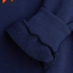 Bow Sweatshirt in Blue by Mini Rodini
