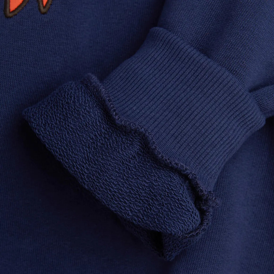 Bow Sweatshirt in Blue by Mini Rodini