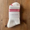 Boyfriend Adult Socks in Clean White by Le Bon Shoppe