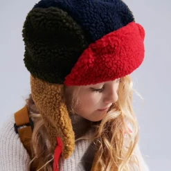 Bravo Pile Hat in Army Brown Multi Mix by Liewood