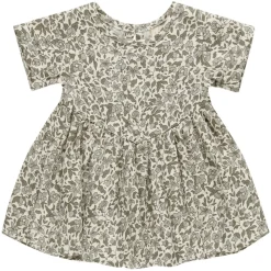 Brielle Dress in Green Garden by Quincy Mae