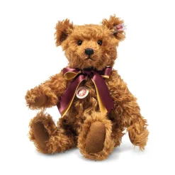 British Collector's Teddy Bear (35cm) in Reddish Brown by Steiff