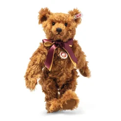 British Collector's Teddy Bear (35cm) in Reddish Brown by Steiff