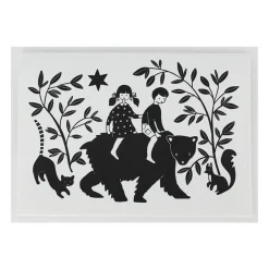 Brother and Sister Greetings Card by Artcadia